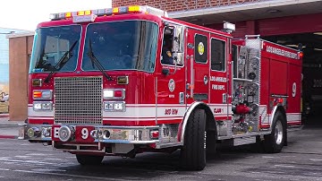 LAFD Engine 9 Responding