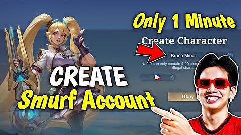 How to CREATE SMURF ACCOUNT in Mobile Legends 2025 | Latest Update