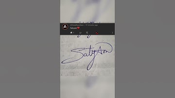 Satyam name signature | short video #viral #signature #viralvideo #youtubeshorts #art @BhaWin5