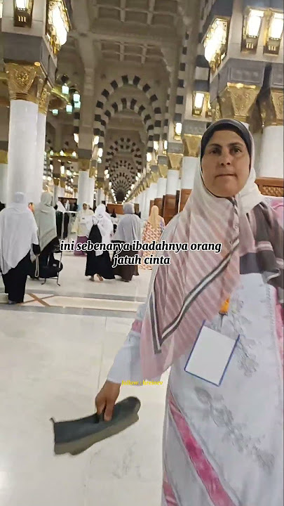 seperti LDR, obatnya hanya bertemu. setiap hari semakin merindu #umrah #medina #mecca #hajj #fyp