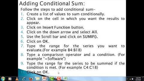 Advance Features in MS Excel Ch-3 Part-3 Class-7