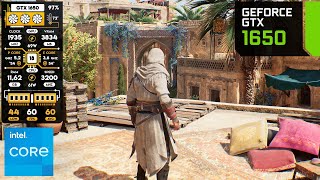 Assassins Creed Mirage on GTX 1650 - Ubisofts God-Level Optimization