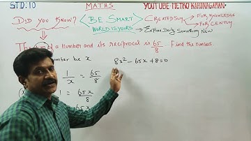 10th Std Created Sum The sum of a number and it