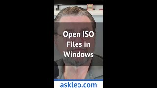 Open ISO Files in Windows