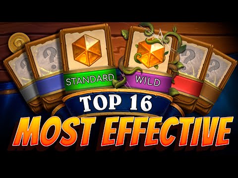 Top 16 Most Effective Hearthstone DECKS for STANDARD and WILD LADDER in OCTOBER