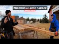 Building a Large Garage 7: Framing a Cedar Porch