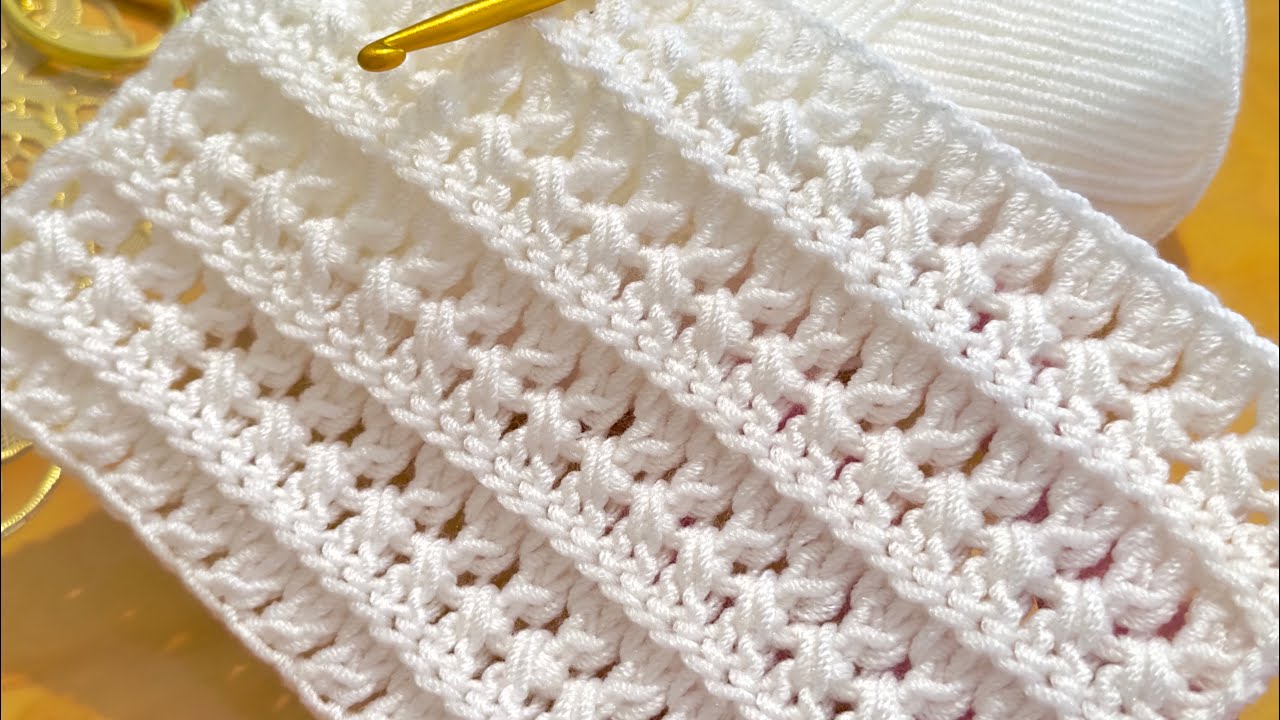 VERY EASY AND UNIQUE CROCHET PATTERN! CROCHET BABY BLANKET