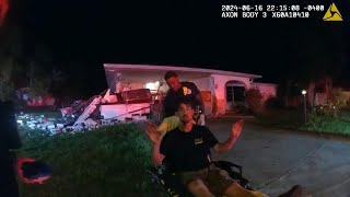 Drunk Driver Crashes into House, Goes Feral When Cops Arrive