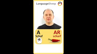 Teil 5/6 - Aussprache von R auf Deutsch – Vergleich zwischen A und AR  Pronunciation of R in German