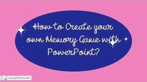 How to create Memory Games with PowerPoint - Tiny Tutorials