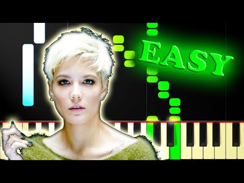 HALSEY - BAD AT LOVE - Easy Piano Tutorial