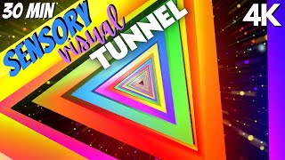 Autism Sensory Music Happy Colorful Visual Tunnel