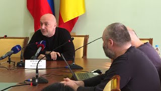 Публицист, общественный и политический деятель Захар Прилепин встретился с рязанскими журналистами