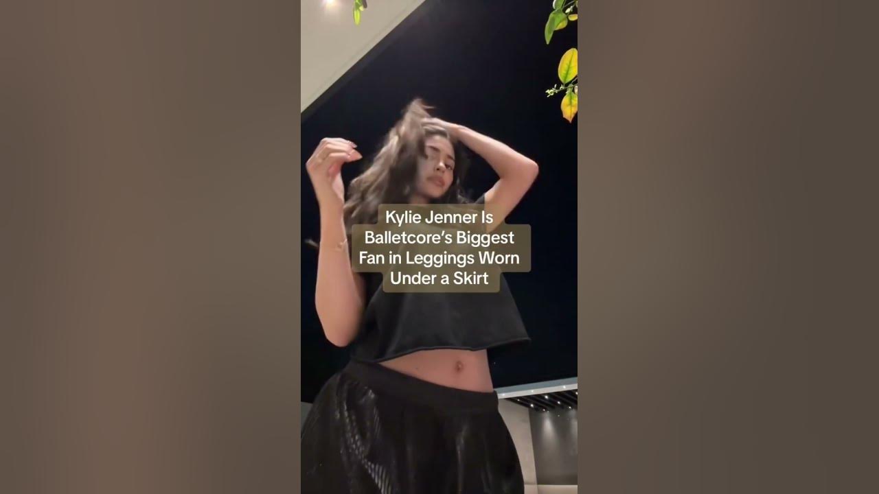 Kylie Jenner Is Balletcore's Biggest Fan in Leggings Worn Under a Skirt