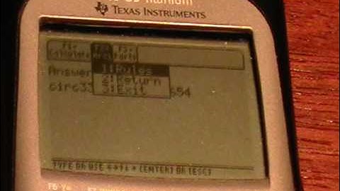 Circles #2 SAT Math Problem using SAT_OS for TI-89 and TI-89 Titanium
