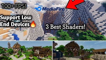 Top 3 Best Low End Shaders! For MCPE (1.16/1.17)🔥