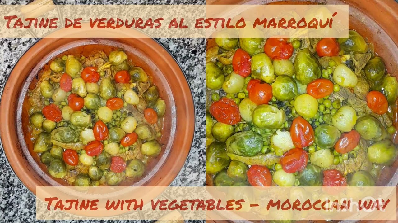 Tajine marroquí con verduras y aceitunas Fragata