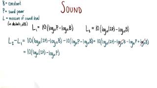 Decibel Difference - College Algebra