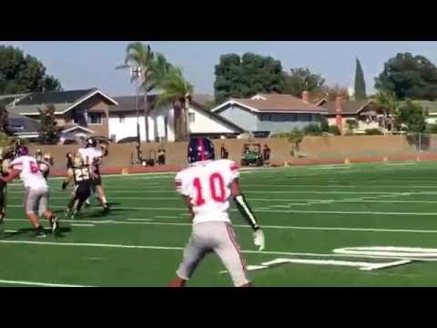 Sweet hits QB hard