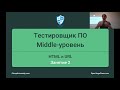 Тестировщик ПО, Middle уровень.  HTML и URL. Занятие 2. iTempUniversity.