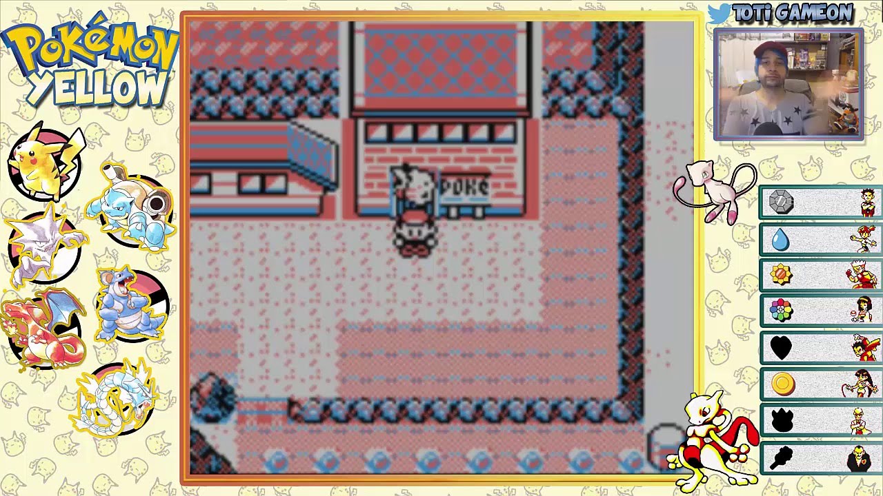 Pokemon Yellow Amarillo nintendo 3ds Cap19 KOGA YouTube