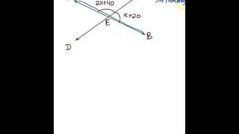 How to solve for x of Intersecting lines step 1? #shorts #geometry #maths  #math