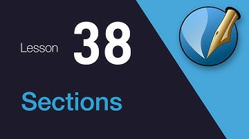 38) Adding Sections in Scribus