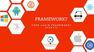 Framework7 - Form Login (part 7)