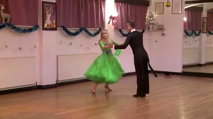 Vadym Negrebetskyi and Bettina Hatfield dancing th...
