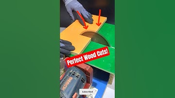 How to Make Smooth Wood Cuts Like a Pro | DIY Woodworking #shorts