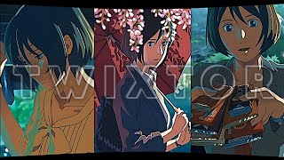The Garden Of Words - Yukino Twixtor Clips 4K Remap Rsmb Cc