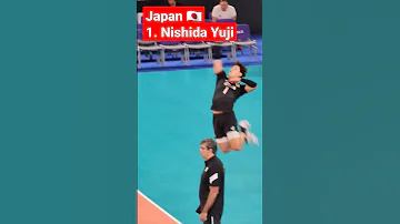 Japanese International Volleyball Player 1 Nishida Yuji Japan 