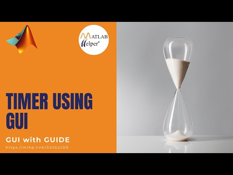 Timer Using GUI | GUIDE | @MATLABHelper