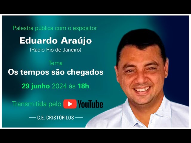 OS TEMPOS SÃO CHEGADOS