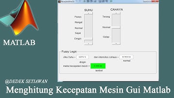 Fuzzy Logic Menghitung Kecepatan Mesin  (Part1)
