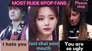 5 most rude kpop fan moments || hindi  || 2022