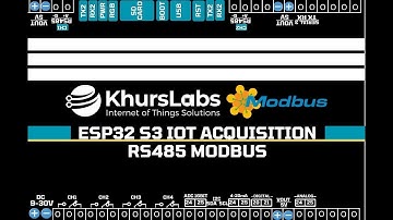 ESP32 S3 IOT ACQUISITION RS485 MODBUS 4-20mA (PART 2)