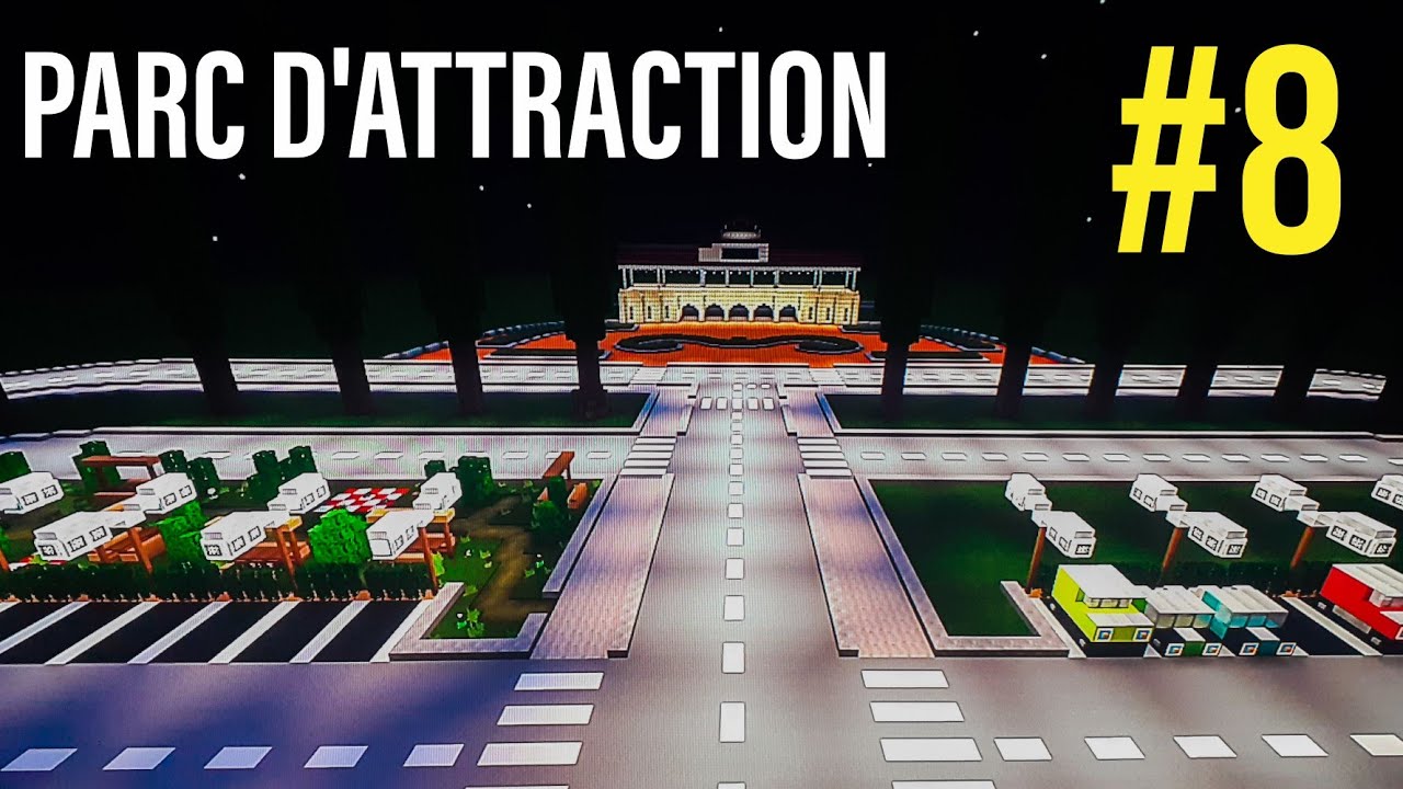 COMMENCONS ENFIN L'ENTRÉE DE NOTRE PARC D'ATTRACTION SUR MINECRAFT ! #8