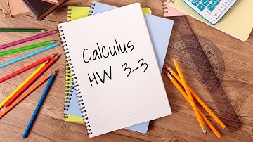 calculus | hw 3-3 | the first derivative test