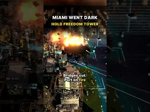 Miami Went Dark. Hold Freedom Tower. | GRID DEFENSE #shorts