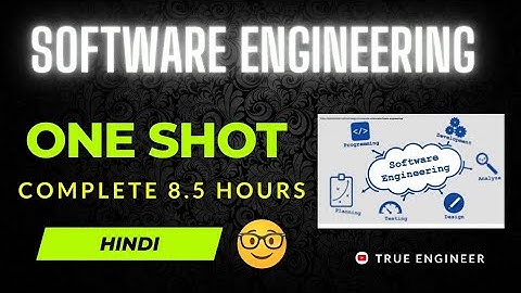 Software Engineering One Shot | Software Engineering Complete Course | True Engineer