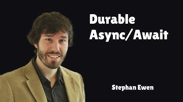Durable Async/Await with Stephan Ewen of Restate