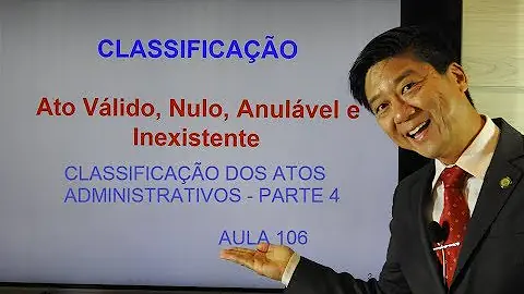 O que é um acto válido?
