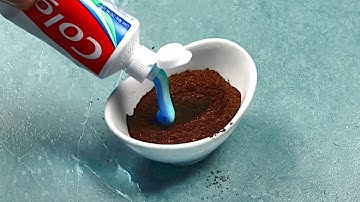 Add toothpaste to coffee, and you