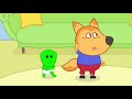 Baby Lucia and Dad doing shopping in Toy store. Fox Family Amazing Adventures cartoon for kids #1804