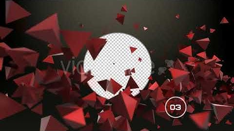 Spinning Red Triangles - 5 Pack | Motion Graphics - Envato elements