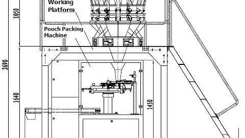 Automatic rotary Jujube packaging machine with multihead weighing system Jujube machine d