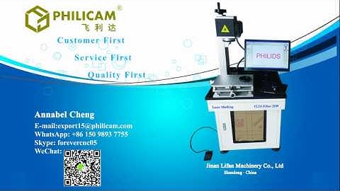 Fiber Laser Marking Machine Video Tutorial with Rotary