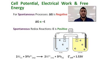 Electrochemistry | Cell Potential, Electrical Work & Free Energy.