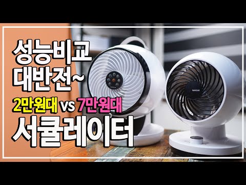 에어 서큘레이터 성능 비교 (풍속/소음/공기순환 등) 가성비 최고는? I 로이체 vs 파세코